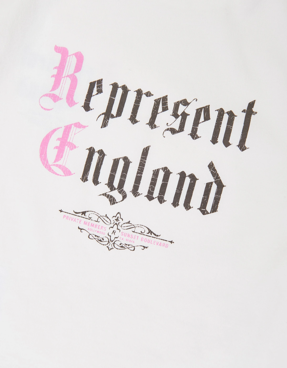 REPRESENT Kids Mini Private Members T-Shirt in Ivory
