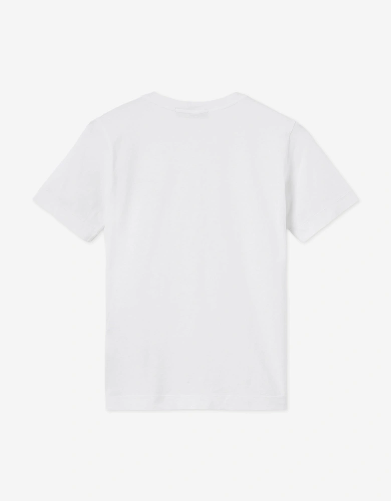 Stone Island Boys 30/1 Cotton Jersey T-Shirt in White