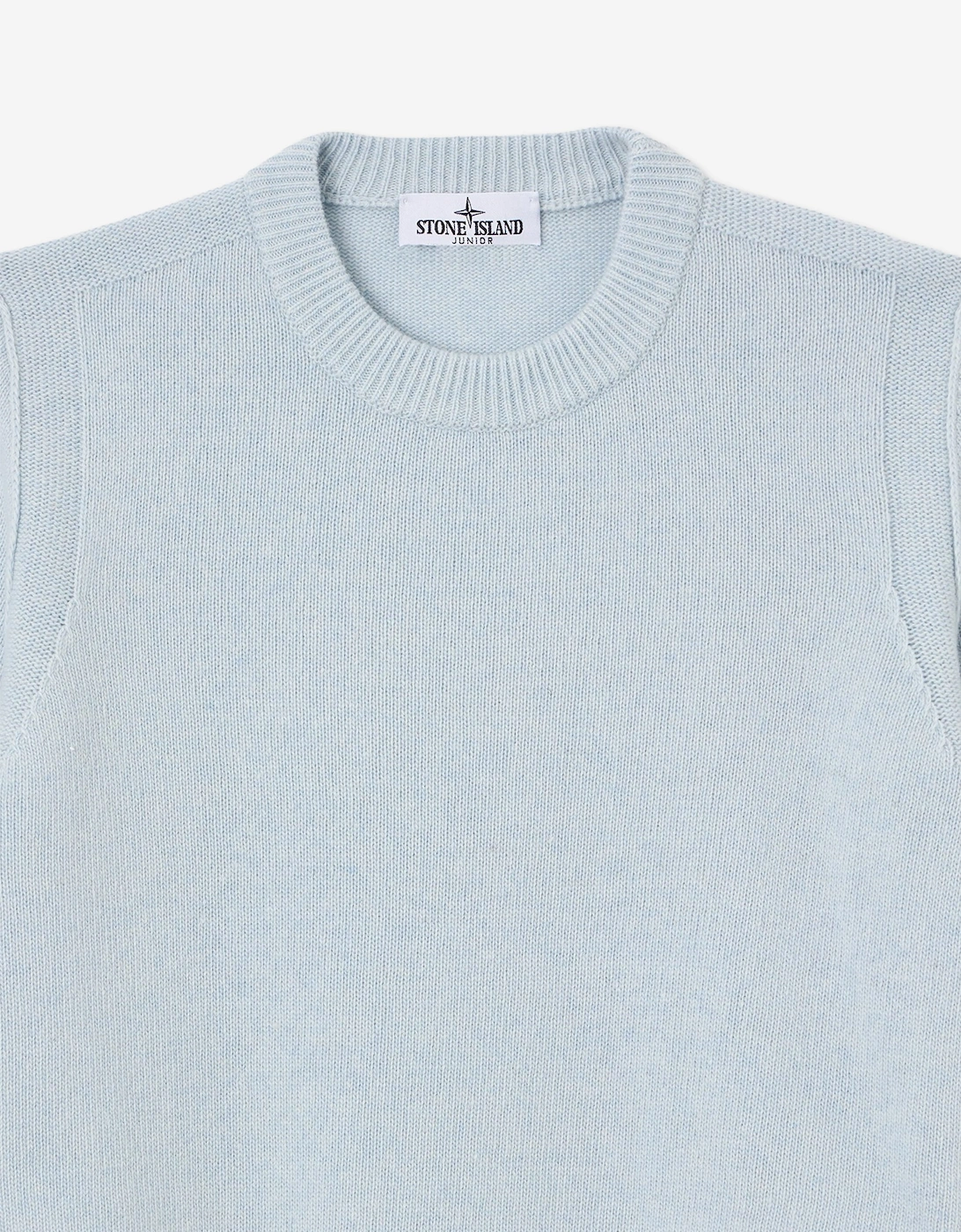 Stone Island Boys Wool and Cashmere Jumper in Blue