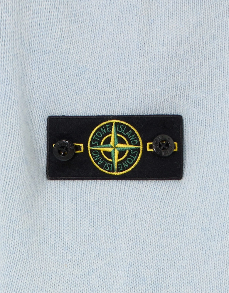 Stone Island Boys Wool and Cashmere Jumper in Blue