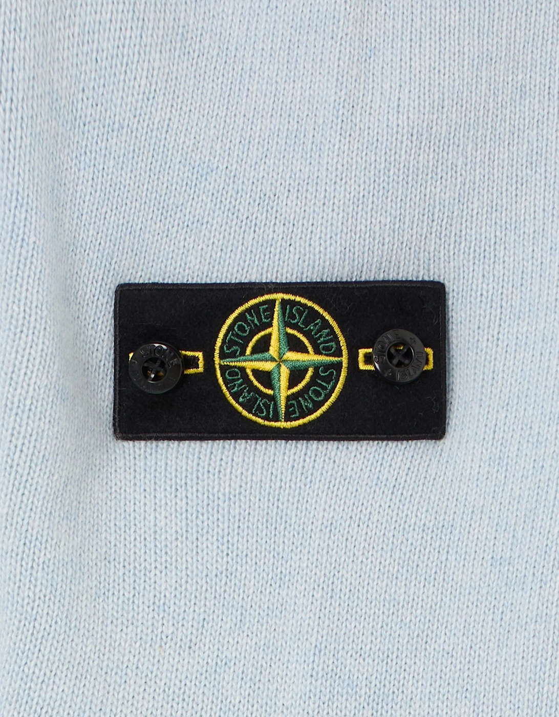 Stone Island Boys Wool and Cashmere Jumper in Blue
