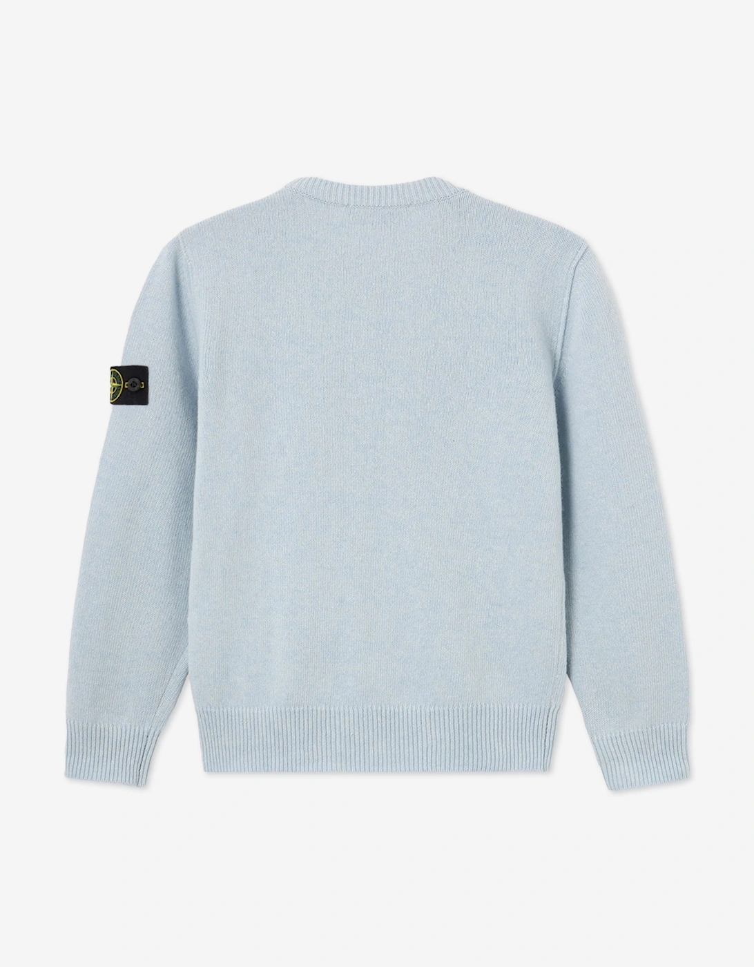 Stone Island Boys Wool and Cashmere Jumper in Blue