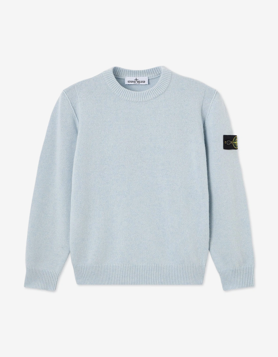 Stone Island Stone Island Boys Wool and Cashmere Jumper in Blue