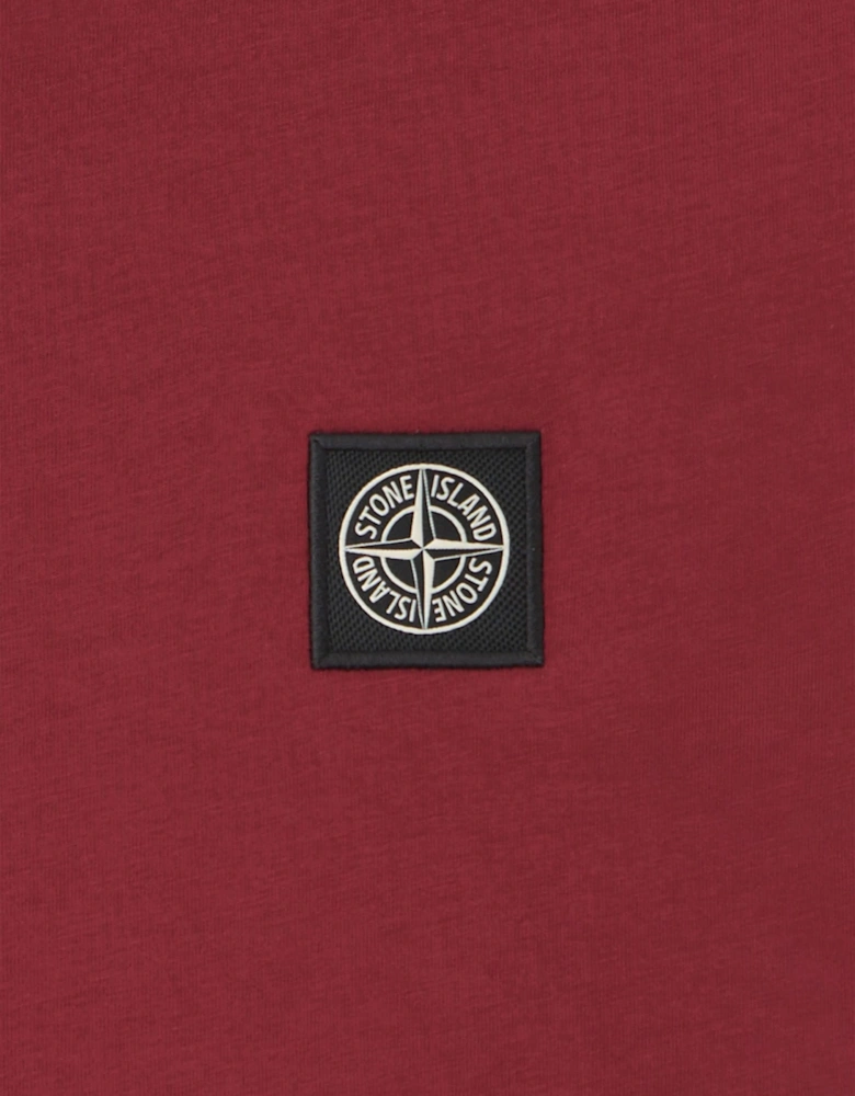 Stone Island Boys 30/1 Cotton Jersey T-Shirt in Red
