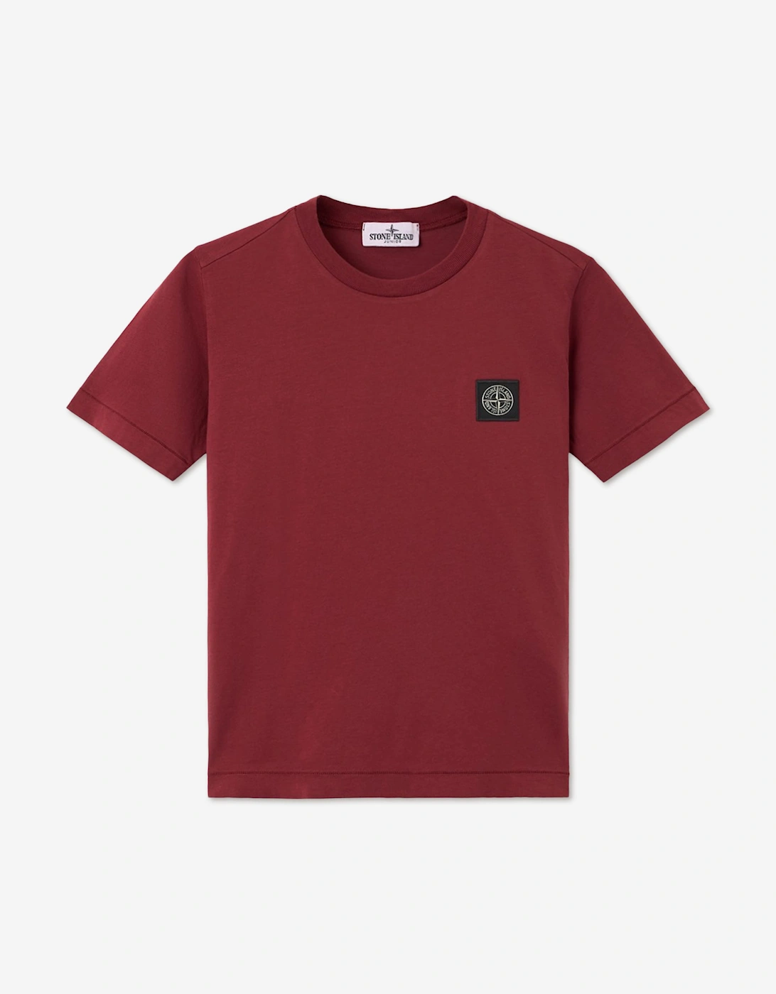 Stone Island Boys 30/1 Cotton Jersey T-Shirt in Red