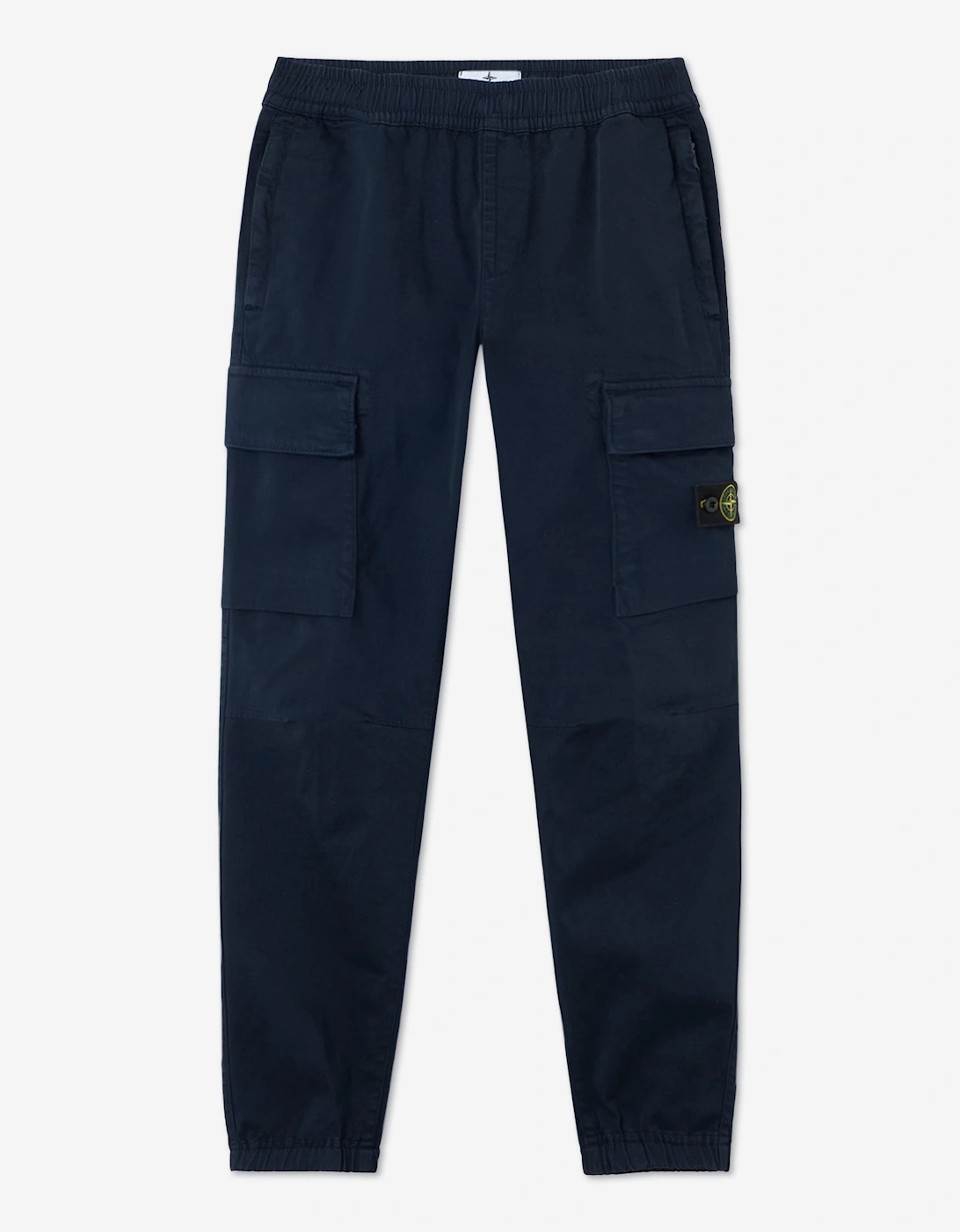 Stone Island Boys Multi Organic Cotton Stretch Cargo Trousers  Navy - Size 4 Years Kids