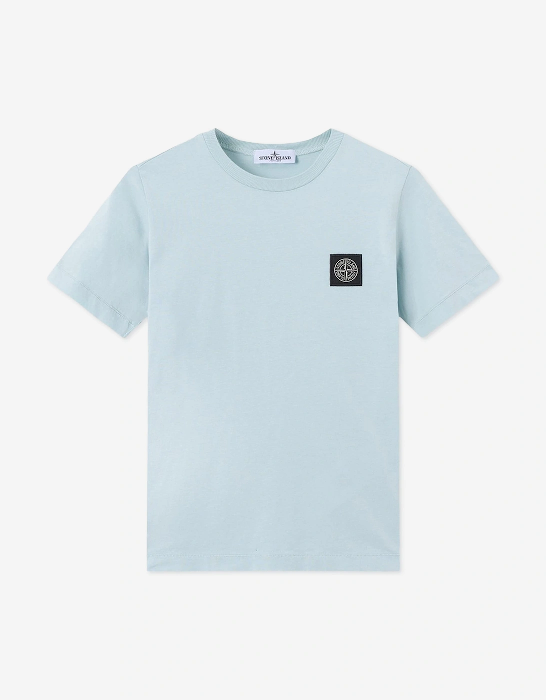 Stone Island Boys 30/1 Cotton Jersey T-Shirt in Blue