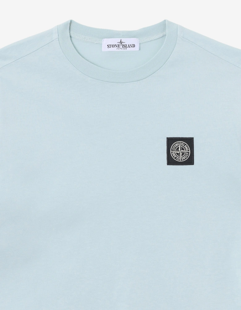 Stone Island Boys 30/1 Cotton Jersey T-Shirt in Blue