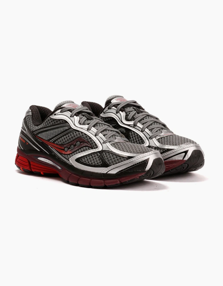 Saucony Progrid Guide 7 Men's Silver/Maroon Trainers