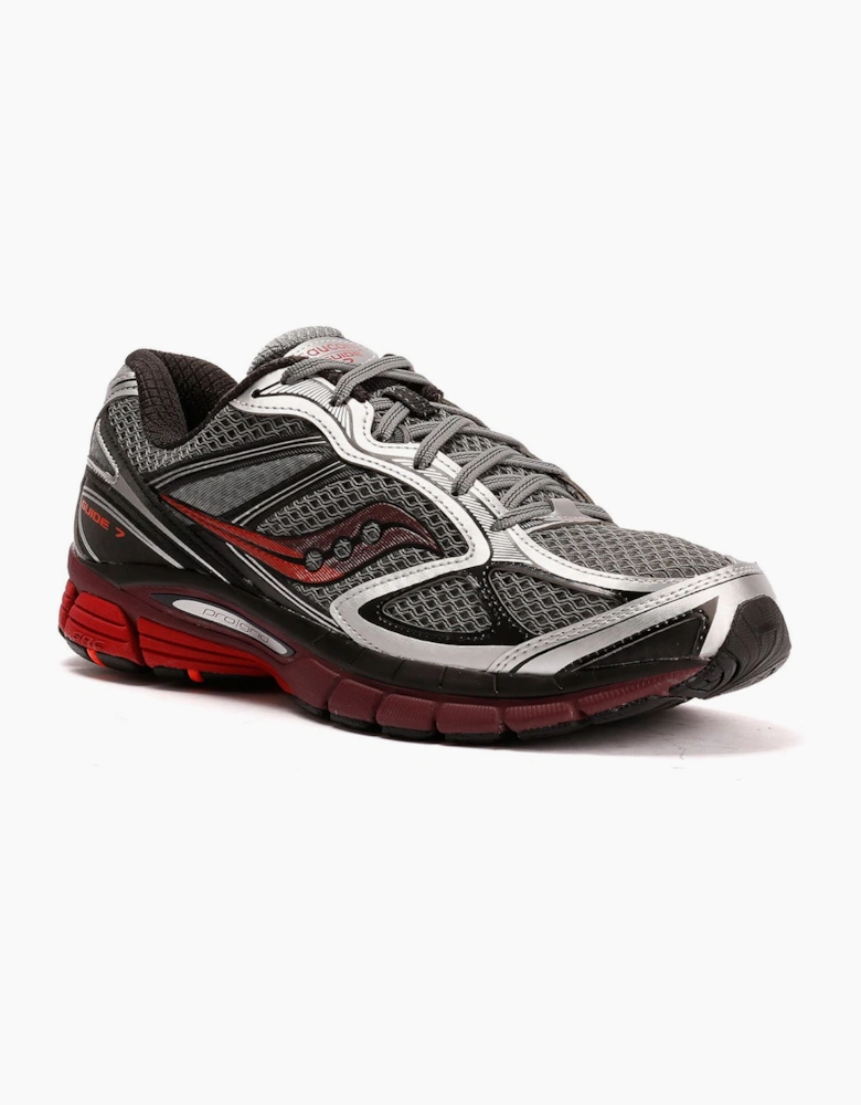 Saucony Progrid Guide 7 Men's Silver/Maroon Trainers