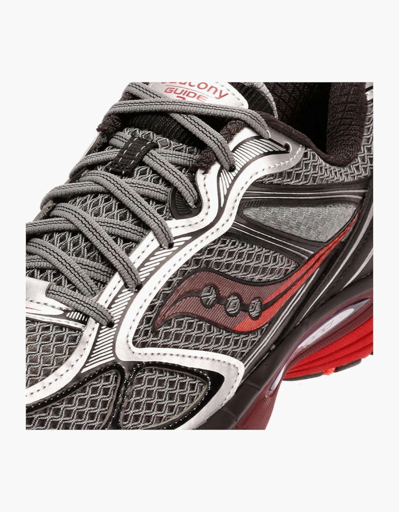 Saucony Progrid Guide 7 Men's Silver/Maroon Trainers