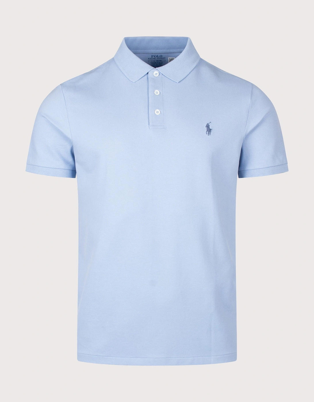Custom Slim Fit Stretch Mesh Polo Shirt