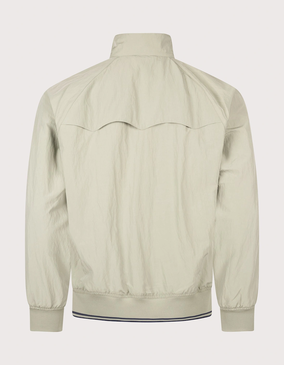 Regular Fit Crinkle Nylon Harrington Jacket