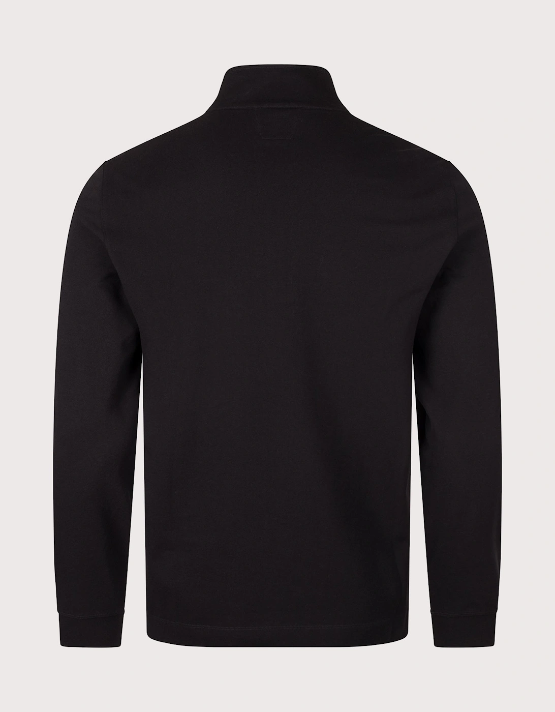 Stretch Piquet Quarter Zip Sweatshirt