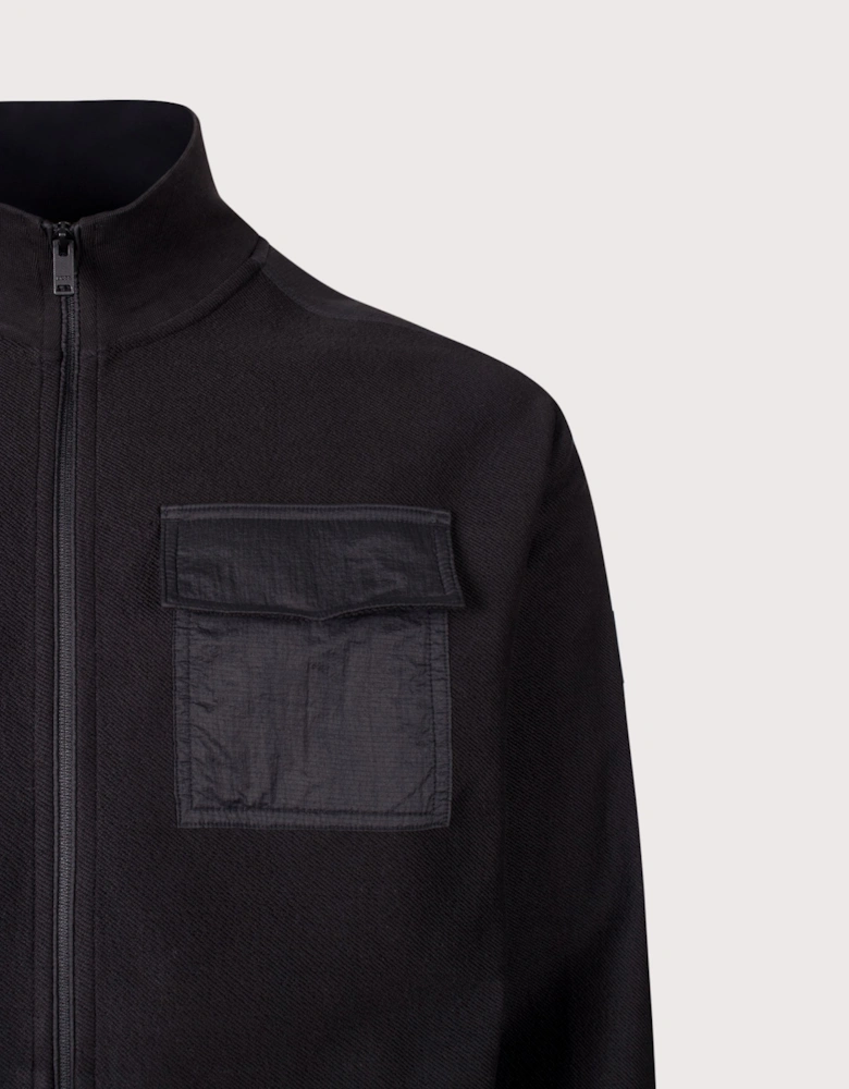 Relaxed Fit Ze Urban Zip Through Sweatshirt