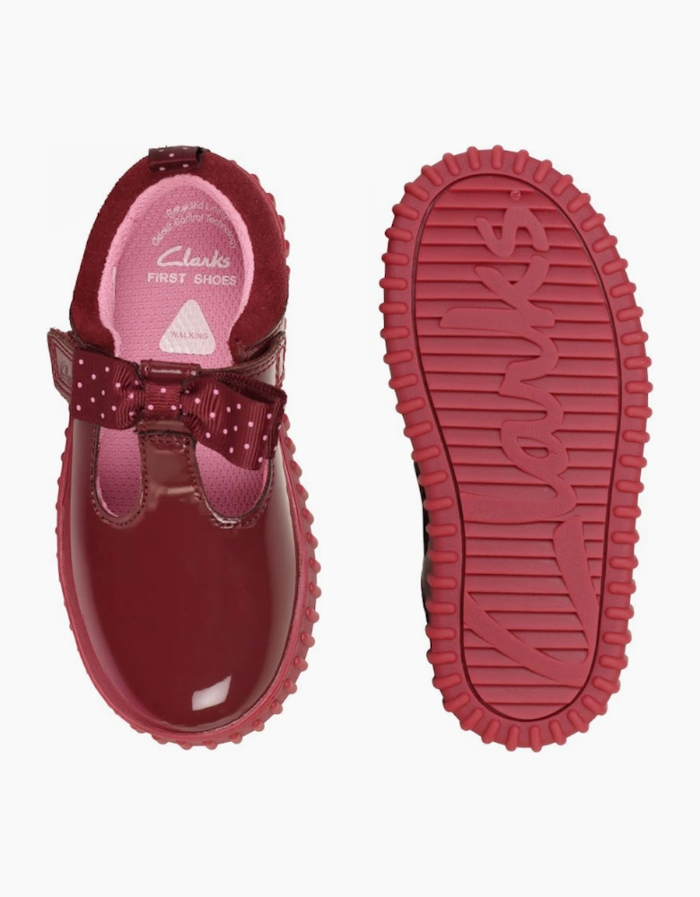Cove Bow T Girls First Shoes
