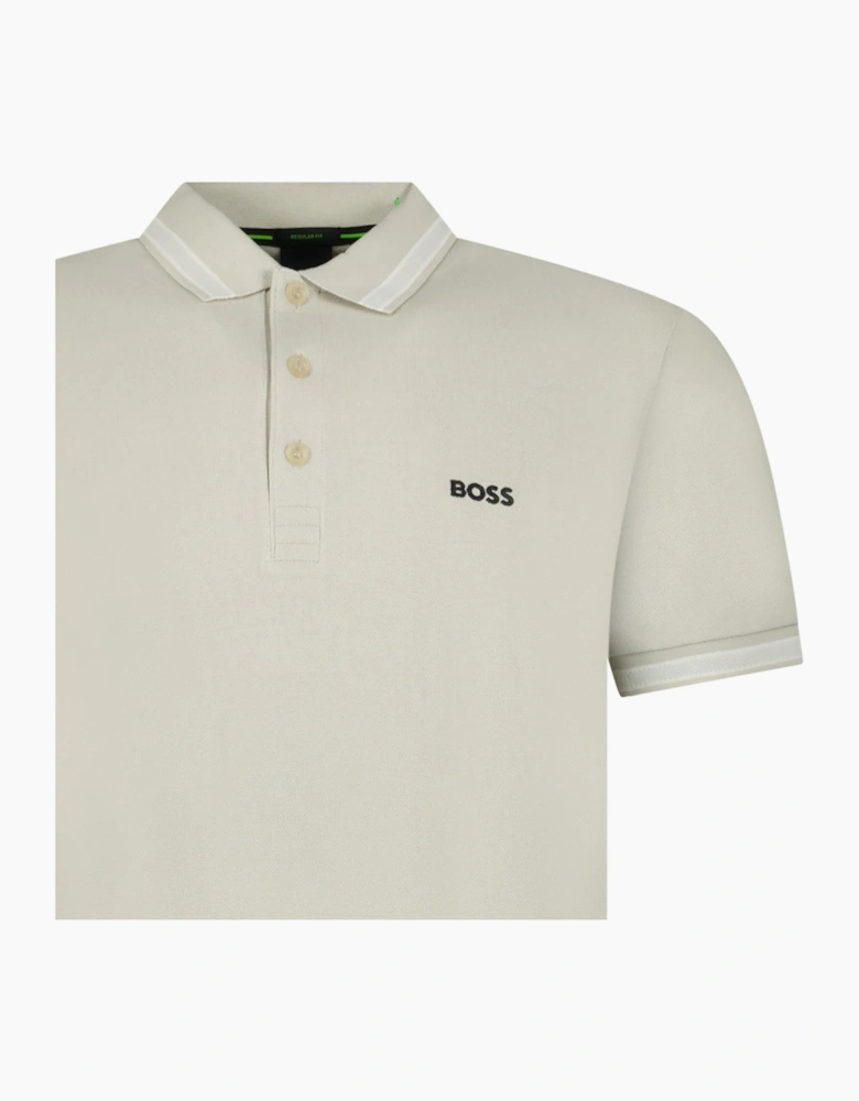 Boss Paddy Polo Shirt in Light Beige