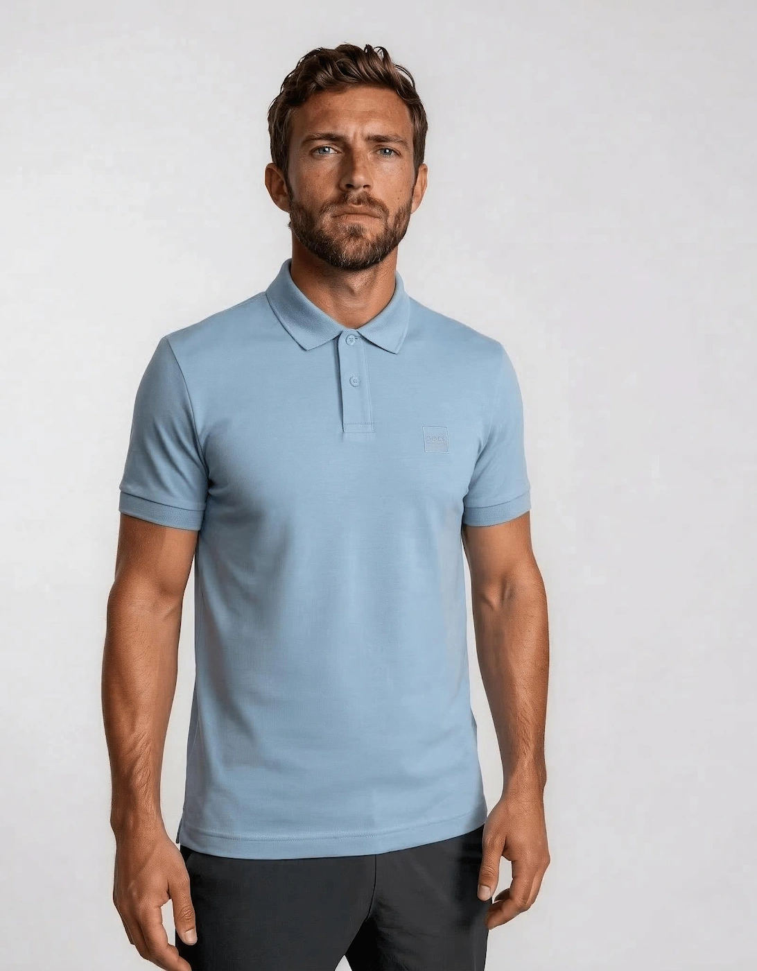 Boss Passenger Polo Shirt in Open Blue