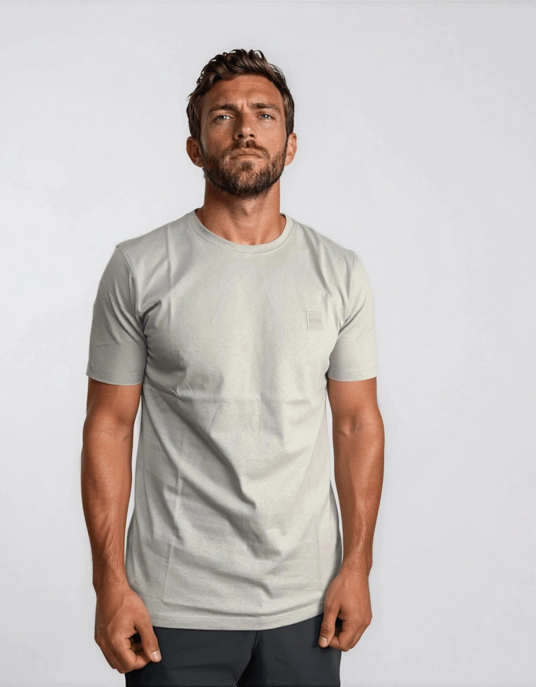 Boss Tales T-Shirt in Open Grey