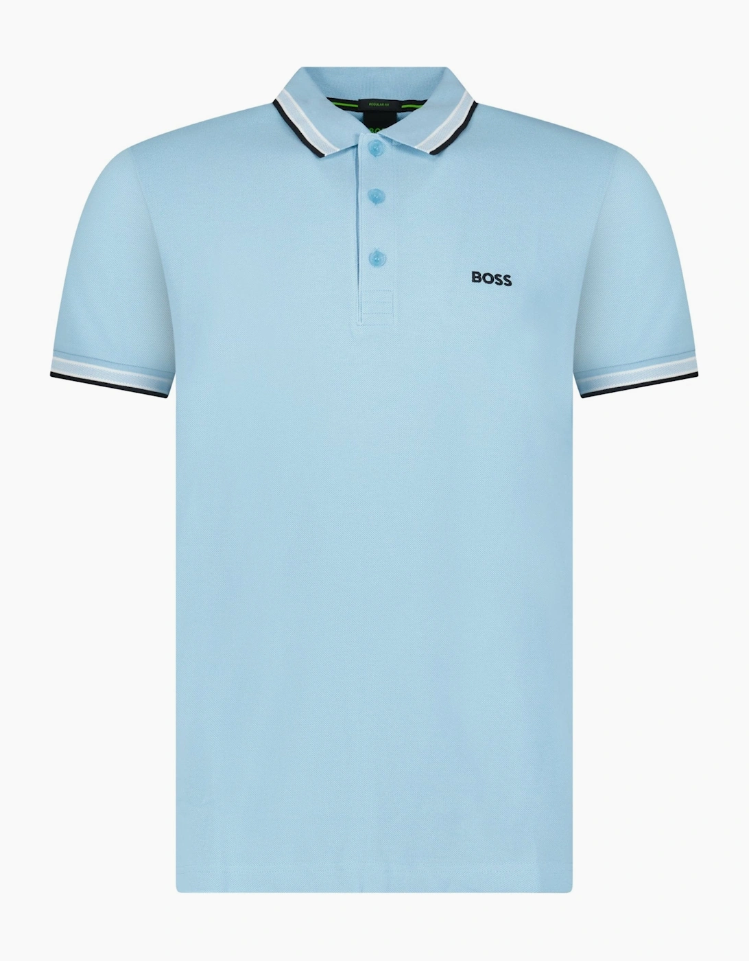 Boss Paddy Polo Shirt in Pastel Blue