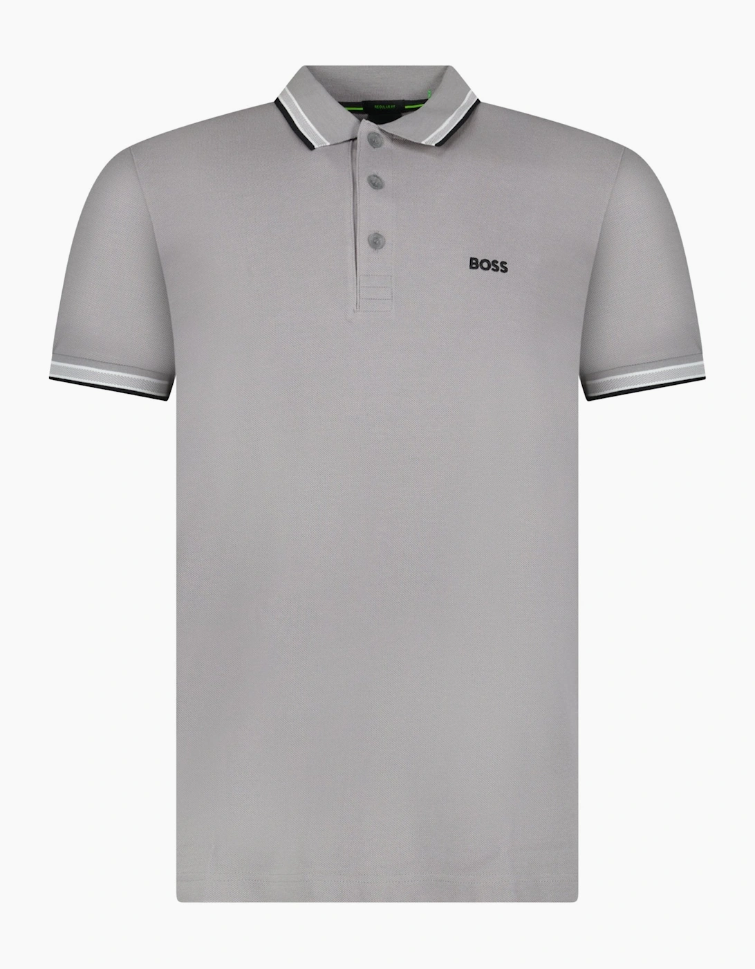 Boss Paddy Polo Shirt in Light Grey