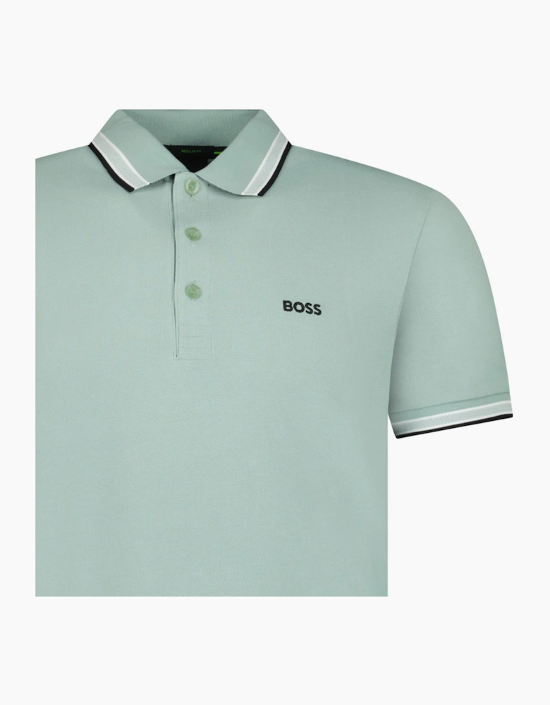 Boss Paddy Polo Shirt in Open Green
