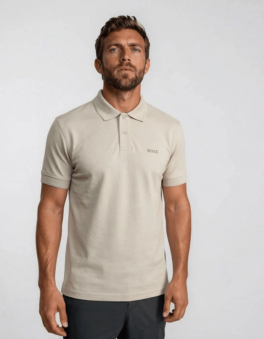 Boss Prime Polo Shirt in Grey