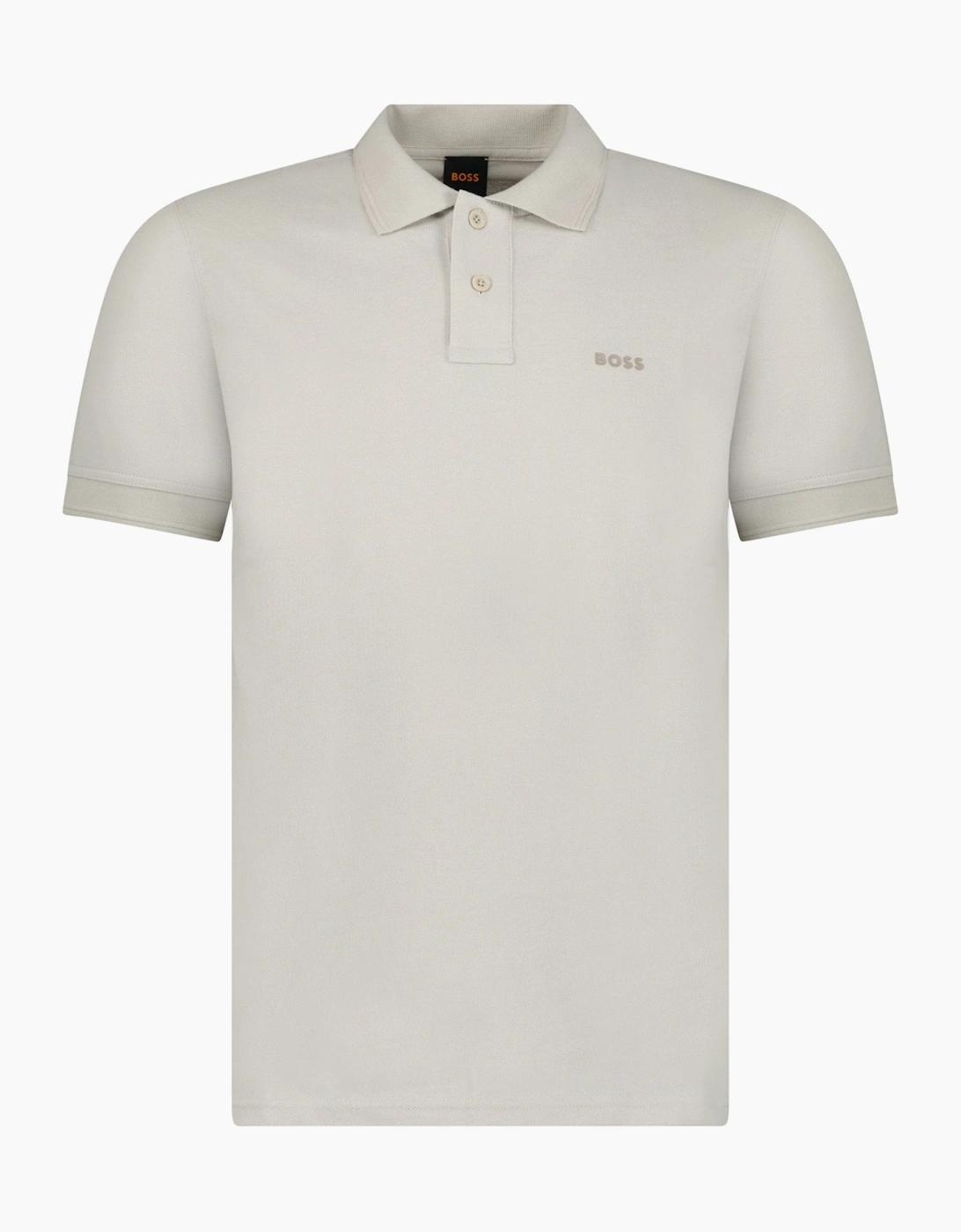Boss Men's Boss Prime Polo Shirt in Grey