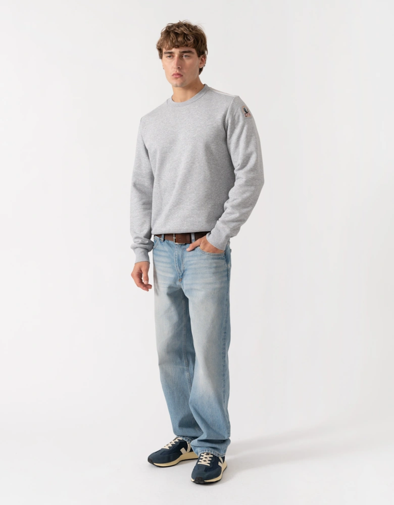 Parajumpers K2 Mens Sweatshirt - Ash Grey Melange 608