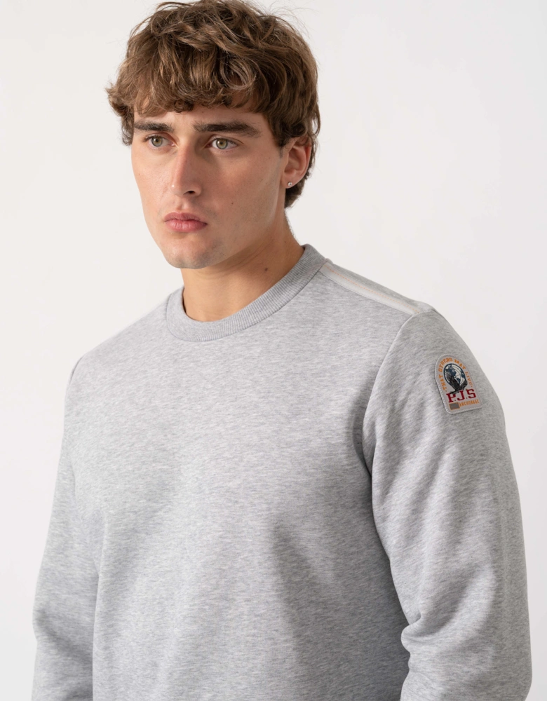Parajumpers K2 Mens Sweatshirt - Ash Grey Melange 608