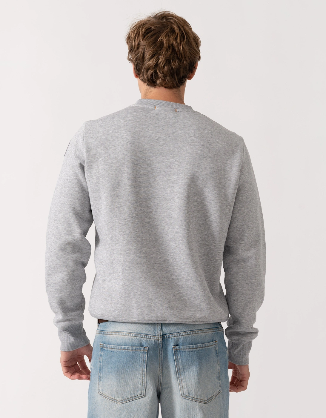 Parajumpers K2 Mens Sweatshirt - Ash Grey Melange 608