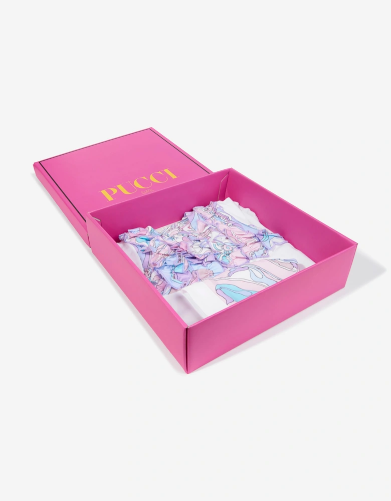 PUCCI Baby Girls Babygrow Gift Set in White