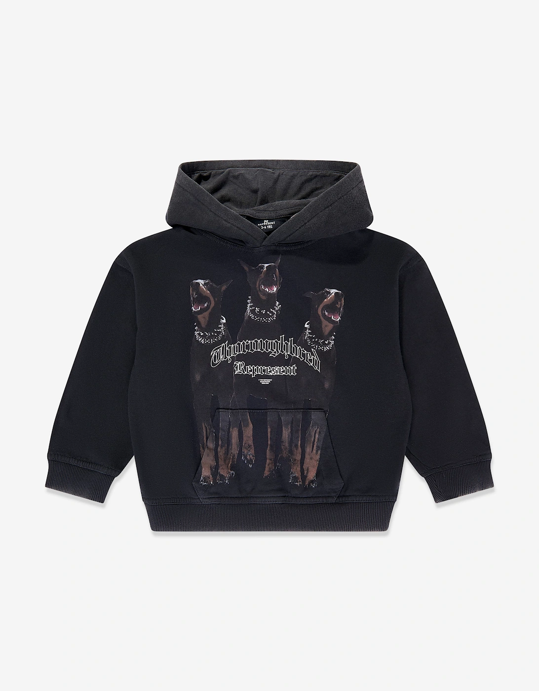 Represent Girls Multi Mini Thoroughbred Hoodie  Black - Size 4 Years/5 Years Kids