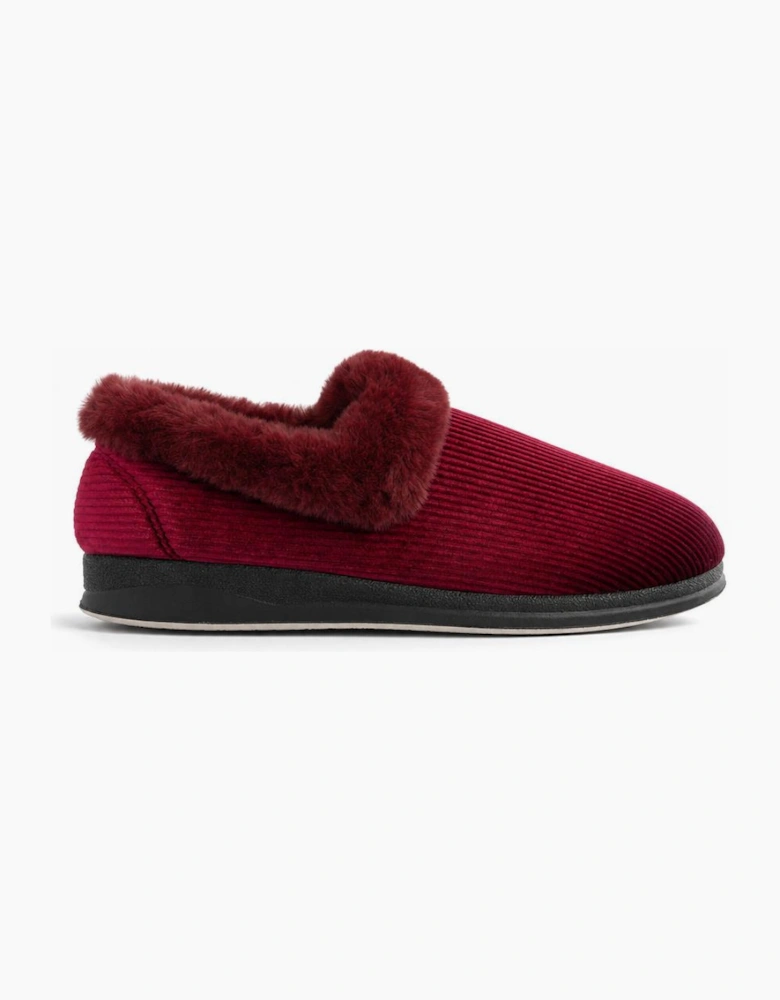 Padders REPOSE Womens Full Slippers Red