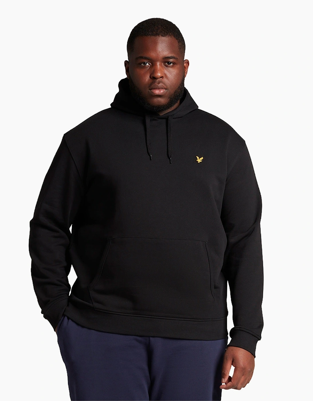 Lyle & Scott Mens Big & Tall Loopback Cotton Hoodie