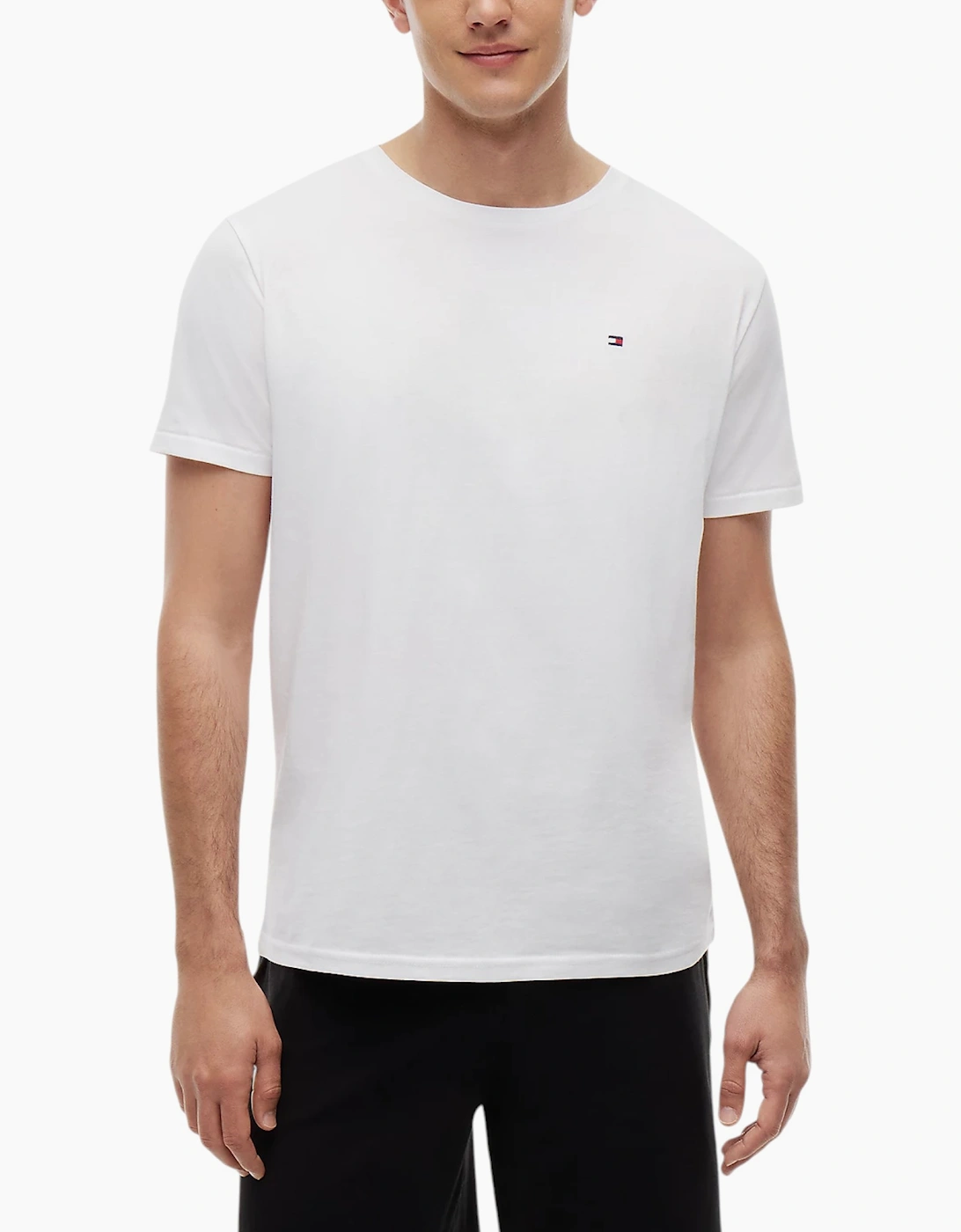 Tommy Hilfiger Men's White T Shirts Cotton Top Tee - Size 36