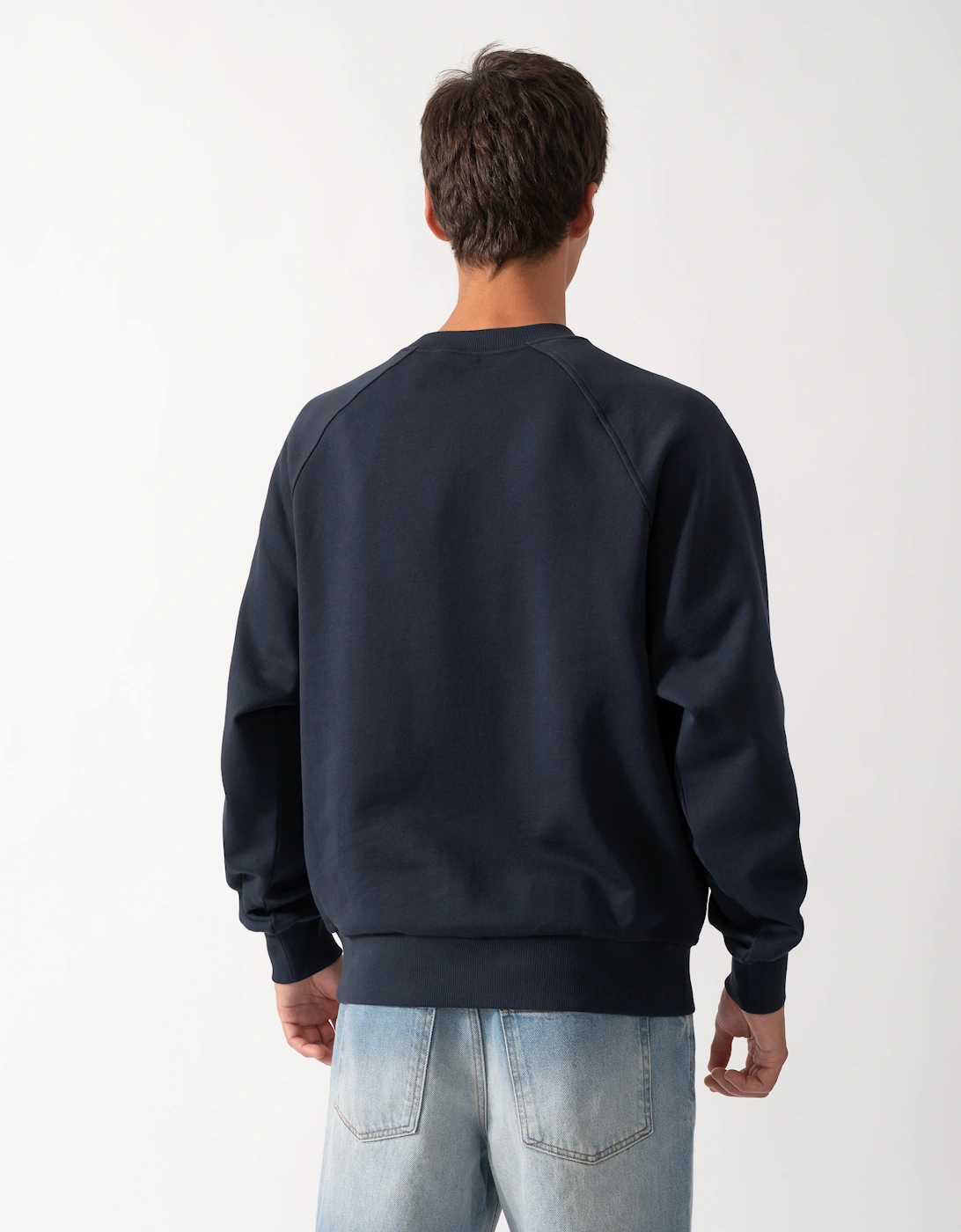 Moose Knuckles Mens Yul Crewneck Sweatshirt - Navy 833