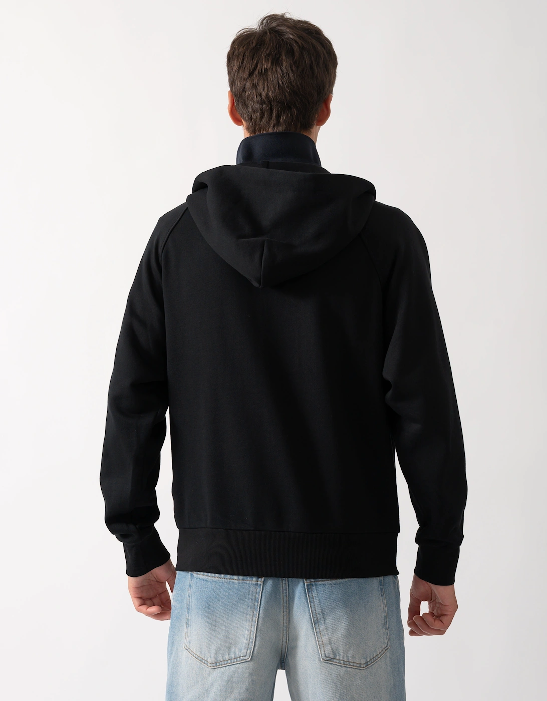 Moose Knuckles Mens Yul Zip Up Hoodie - Black 292