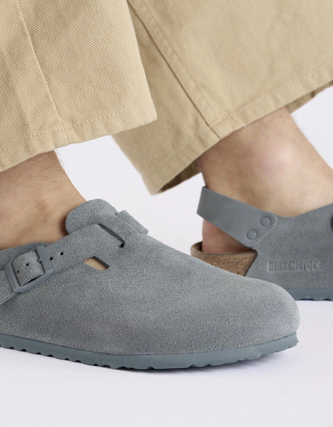 Tokio Suede Leather Regular Blue/Grey