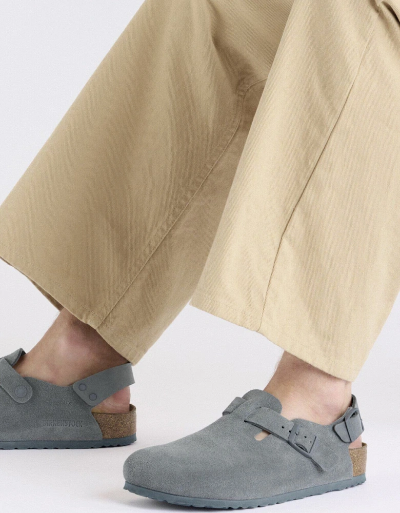 Tokio Suede Leather Regular Blue/Grey