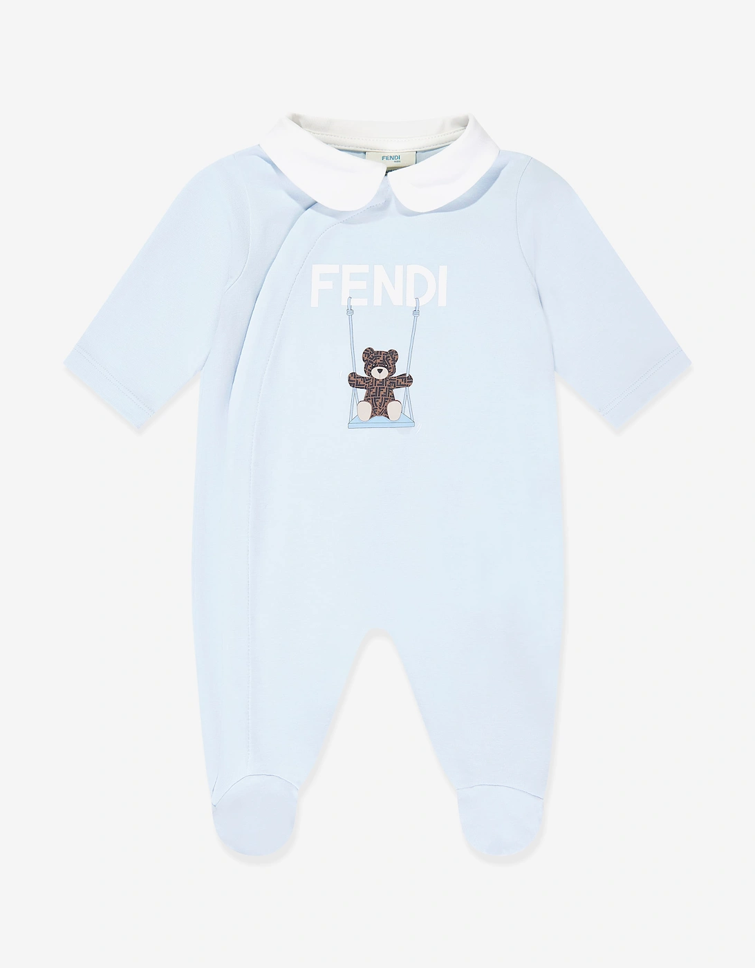 Fendi Baby Boys Babygrow Gift Set in Blue