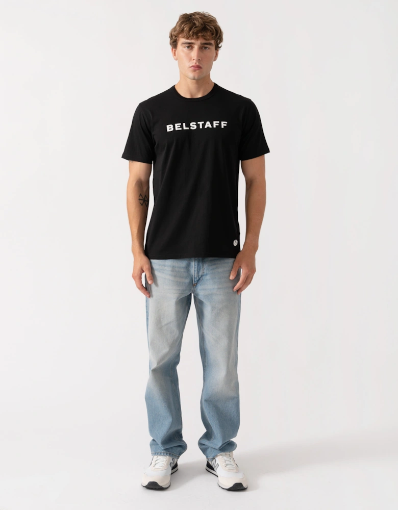 Belstaff Mens Belstaff Logo T-Shirt - Black