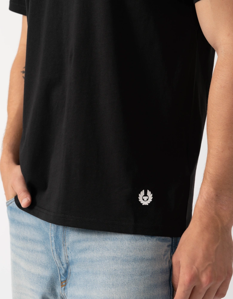 Belstaff Mens Belstaff Logo T-Shirt - Black