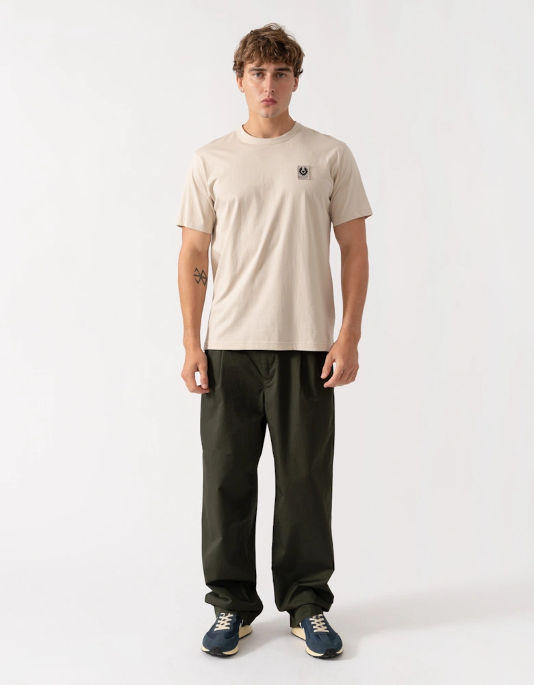 Belstaff Mens Icon Logo T-Shirt - Pale Stone