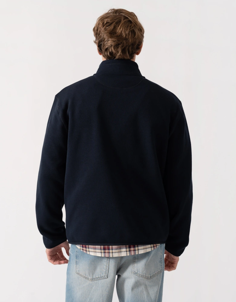 GANT Mens Fleece Jacket - 433 Evening Blue