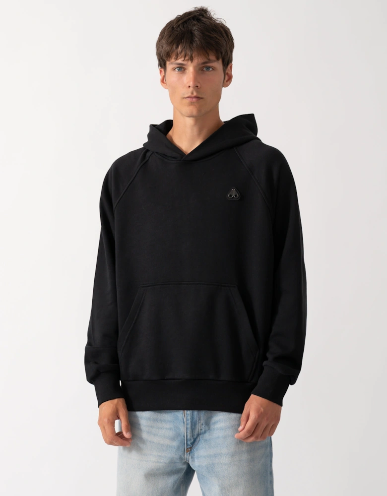 Moose Knuckles Mens Yul Pullover Hoodie - Black 292