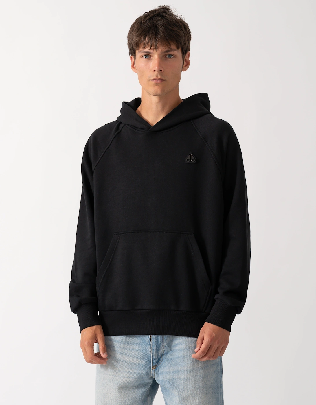 Moose Knuckles Mens Yul Pullover Hoodie - Black 292