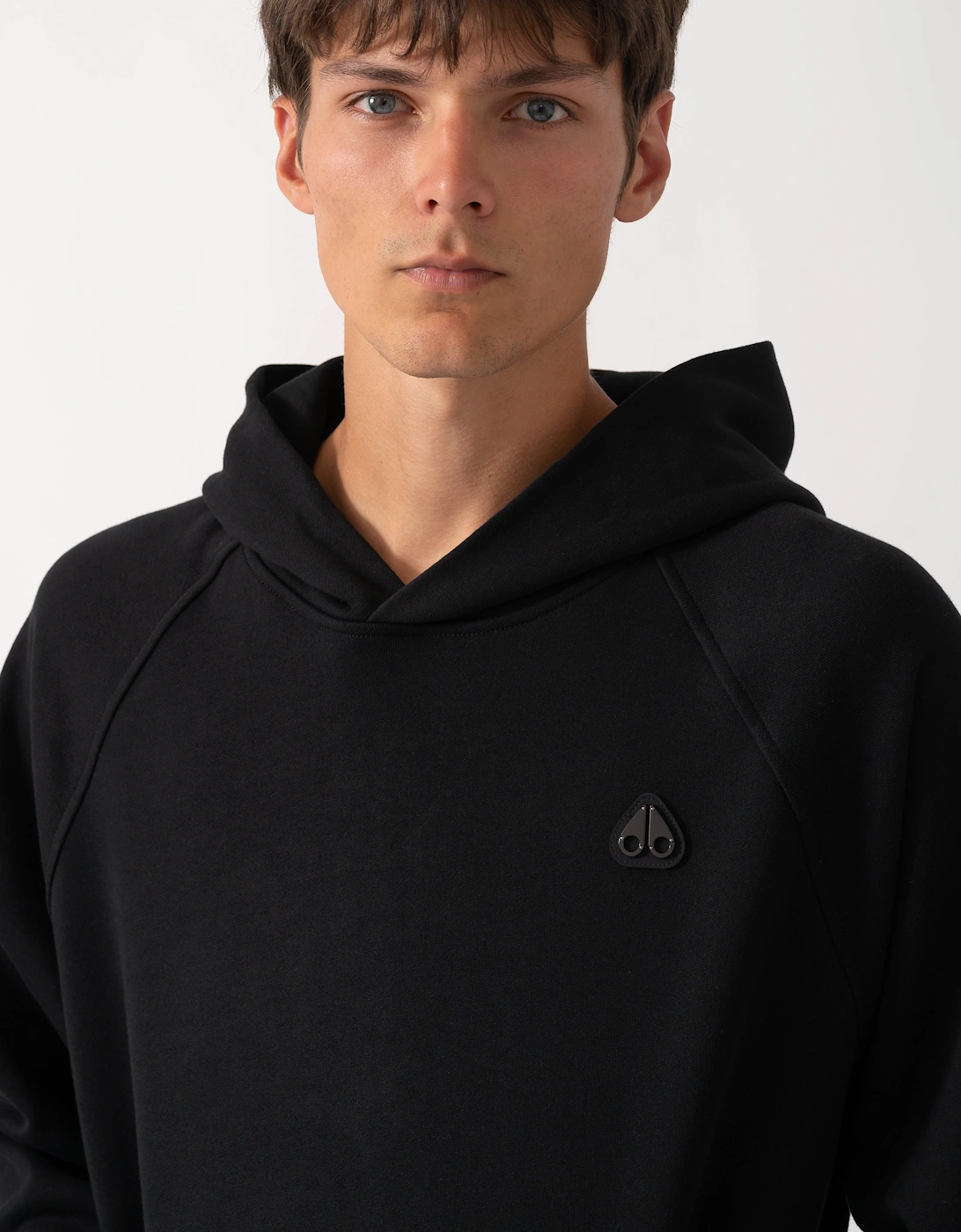 Moose Knuckles Mens Yul Pullover Hoodie - Black 292