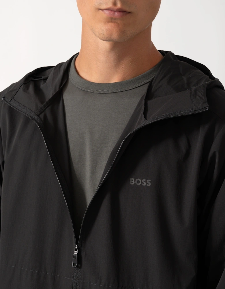 BOSS Green Airynix Mens Hooded Jacket - Black 001