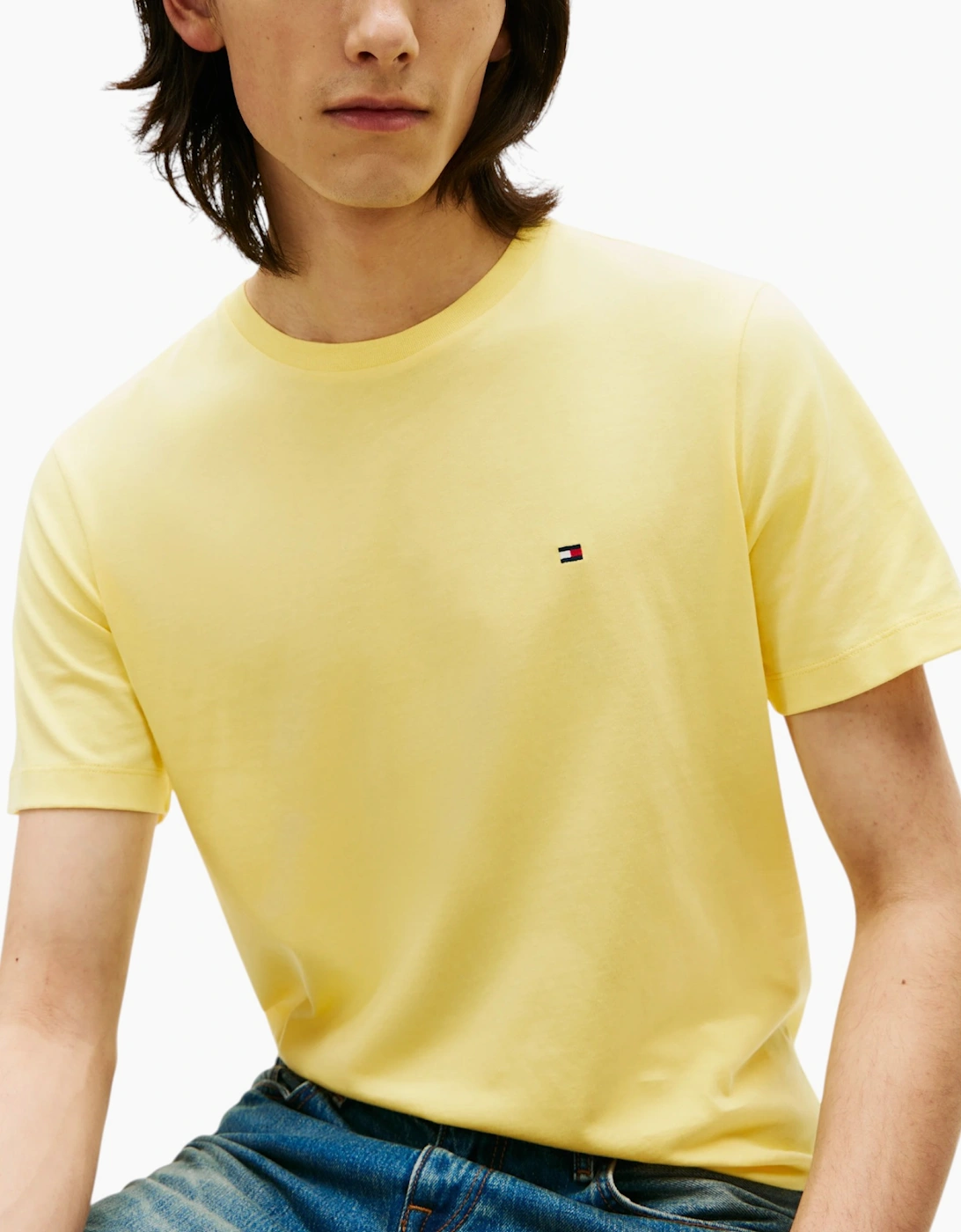 Tommy Hilfiger Mens T Shirts Cotton Top Tee